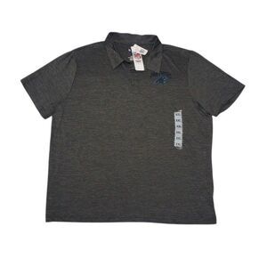 NFL Team Apparel Men's 2XL Polo Shirt Panthers NEW WITH TAGS Short Sleeve